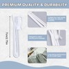 AZY 60pc Curtain Hooks Plastic Curtain Hooks Adjustable Design Durable