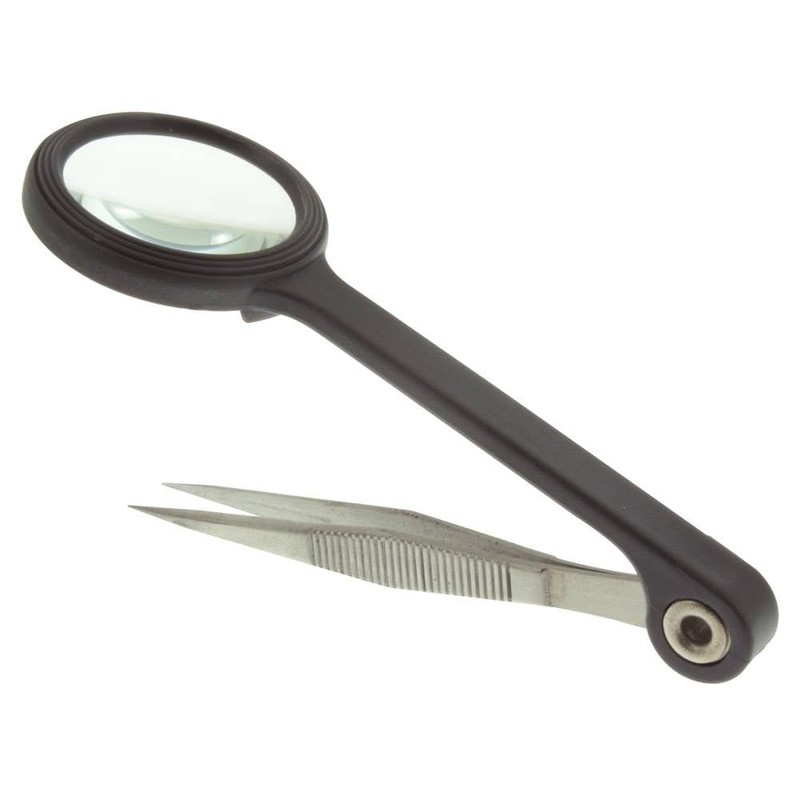 Donau Elektronik PZ80 Tweezer Magnifier, Multi-Colour
