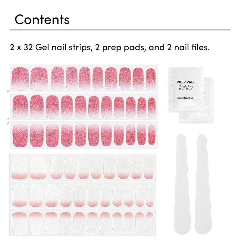 Dashing Diva Gloss Nail Strips Bundle - The Classic Ombre