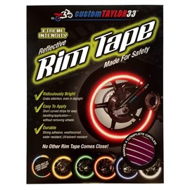customTAYLOR33 (All Vehicles Special Edition Purple High Intensity Grade Reflective Copyrighted Safety Rim Tapes (Must Select Your Rim Size), 20" (TIRE Size, for Bicycles/E-Bikes)