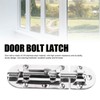 Door Bolt Inside Latch Slide Lock Round Stainless Steel 316