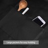Pack of 2 Black Apron Unisex Apron with 2 Pockets