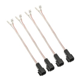 RED WOLF Car Speaker Wiring Harness Connector Adapter for Ford F150 Edge Escape, Lincoln Navigator Town Car, Mazda 3/5/6 1998-2011 Mount Aftermarket Front Rear Door Speaker Wire Cable Plug 4 PCS