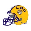 LSU Large Tiger Helmet Football Decal 5 inch
