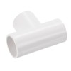 QUARKZMAN PVC Pipe Connector T-shaped Coupling Connection Pipe White 16mm