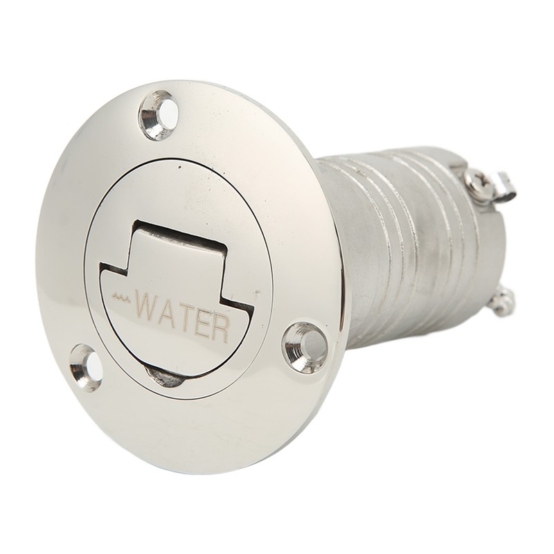 Marine Boat Deck Filler with Keyless Cap Stainless Steel Mirror