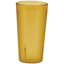 Winco Pebbled Tumblers, 16-Ounce, Amber