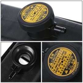 Auto Dynasty TO3014133 Factory Style Car Coolant Overflow Reservoir Tank with Cap Compatible with Lexus NX200T NX300 NX300H Toyota RAV4 2.0L Turbo / 2.5L Hybrid / 2.5L 15-21, White