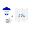 BLUEWATER SMALL MULTIFUNCTIONAL 50 X 20G TABLETS + FLOATING DISPENSER