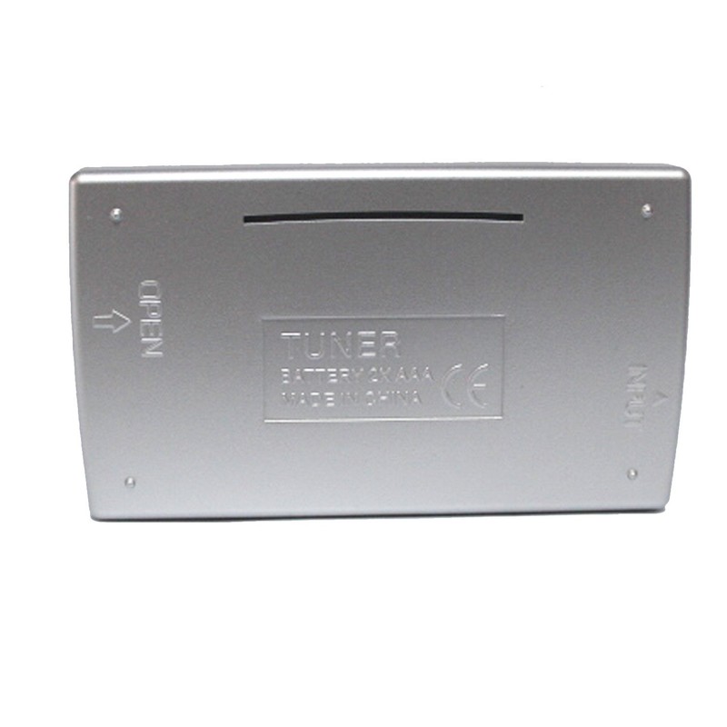 RockTuner T1 Guitar Bass Violin Tuner Silver