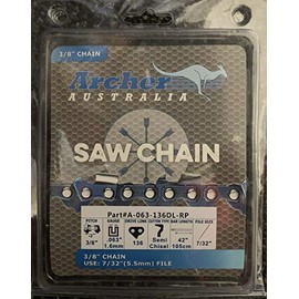 42" Archer Ripping Chainsaw Chain 3/8-063-136DL replaces 75RD136G A3EP-RP-136E