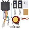 Snlazp Motorcycle Anti-Theft Alarm Security System, Control Engine Start Bike