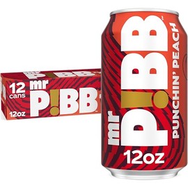 Mr Pibb Punchin' Peach 12oz 12pk
