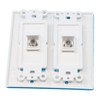 RiteAV - 2 Port Coax Cable TV- F-Type - Dual