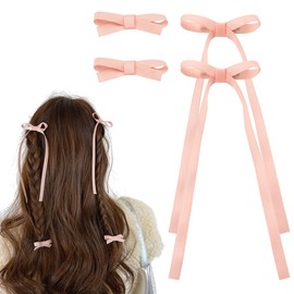 Mini Bow Hair Clips Women Small Bowknot Ribbon Barrettes Tiny Hair Accessories for Girls Decorative Hair Clips Bow Side Hair Barrette for Thin Thick Hair Prom Performance Dance Festival Party Hairclip