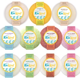 KinKind CARE for me! Hand & BodyWash bar. Moisturising coconut oil with organic aloe vera. Plastic and paraben free. Vegan. Made in UK