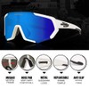 Queshark Cycling Glasses, TR90 Unbreakable Frame Polarized Sports Sunglasses, Bike