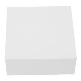 KICHOUSE 400pcs Non-Sticky Memo Cube Refill Blank Paper Note Pad Memo Sheets Office