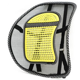 Car Ventilated Backrest Lumbar Acupressure Cushion Cool Mesh Back Cushion / 차량용 통풍 등받이 허리 지압 쿠션 쿨 메쉬 등쿠션