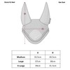 LeMieux Classic Crochet Fly Hood with Comfortable Lycra Ears in