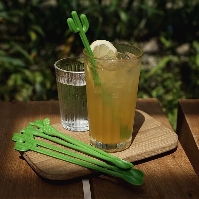 FOYARA - Juego de 24 cucharas para mezclar bebidas en