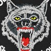 " sooo much" Smiley Sew-On / Iron-On Biker Patch for