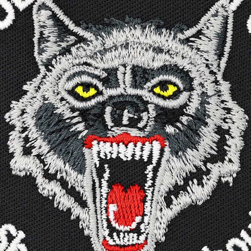 " sooo much" Smiley Sew-On / Iron-On Biker Patch for