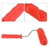 7IN Rubber Embossing Texture Wall Printing Brush Relief Roller Tool