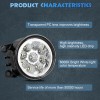 SHENKENUO Pair Fog Lights Fit For 2007-2014 Chevy Tahoe Avalanche