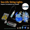 Ocean Themed String Lights Marine Life Night Light Beach Décor