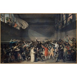 HISTORY GALORE 24x36 Gallery Poster, Le Serment du Jeu de Paume by Jacques-Louis David (c. 1791), Depicting The Tennis Court Oath