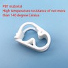 High Temperature Resistant PBT Plastic Tubing Clamps Flow Control Hose