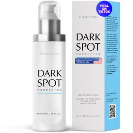 EnaSkin Dark Spot Remover Face & Body Serum: Age Spot Sun Spot Freckles Melasma Brown Spot - Advanced Formula with Niacinamide for Women and Men (1.0 Fl Oz)