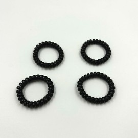 Black hair tie that leaves no marks, hair tie ruler (WFIZUBY) / 머리끈 안남는 블랙 자국안남는머리끈 헤어끈 자 (WFIZUBY)