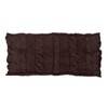 TrendsBlue Premium Winter Thick Infinity Twist Cable Knit Scarf, Brown