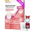 B. WEISS Retainer Cleaner Tablets, Remove Stains, Odors & Plaque,