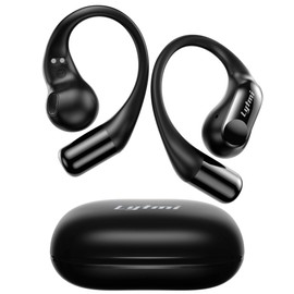 Lytmi CozyFit D1 Open Ear Headphones, Wireless Earbuds with 4-Mic Clear Call, 5g Lightweight, Ultra-Comfort, Snug Fit, Deep Bass, 30H Playtime, Water Resistant for Everyday Use