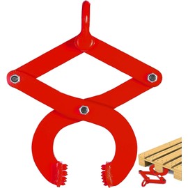 DBMIMPORTERS Heavy Duty Pallet Puller Clamp Pallet Grabber Hook for Forklift Chain (2000 Lbs)