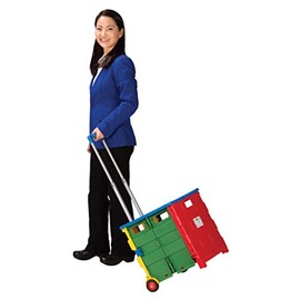 Super Duper Publications | Carry All Folding Cart with Removable Lid | Educational Resource for Children | Storage for Travel