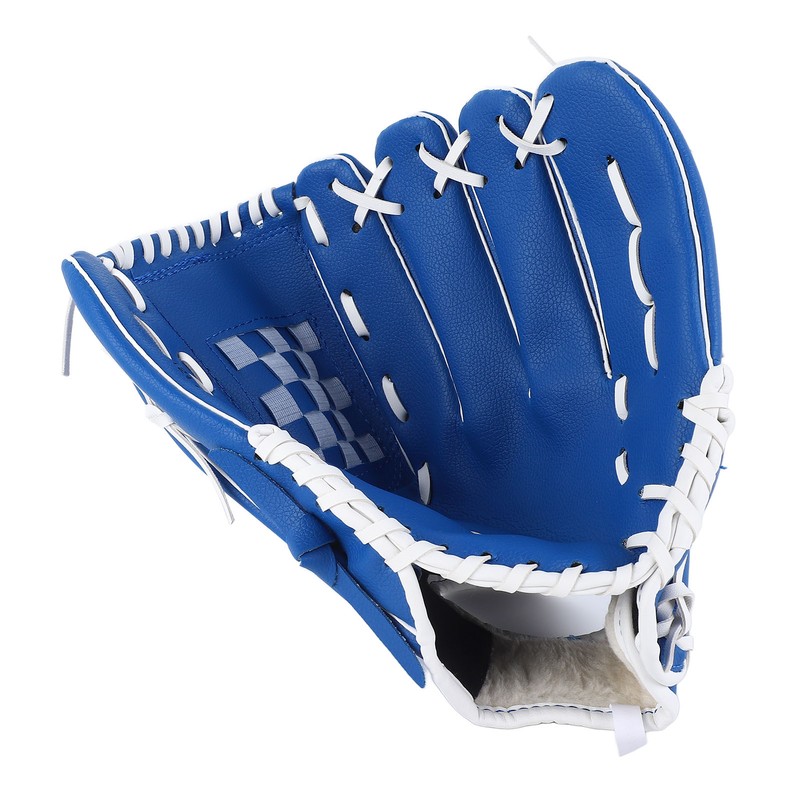 Softball Glove 12.5 Inches Blue Sport Baseball Glove Outfield Mitt