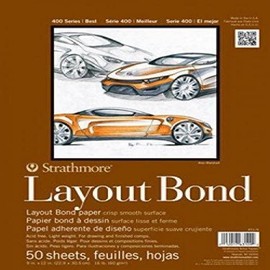 Strathmore (411-19 400 Series Layout Bond Pad, 19"x24", 50 Sheets