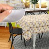 Splenditex Oilcloth Tablecloth Washable Wax Tablecloth Plastic Tablecloths Premium Embossing