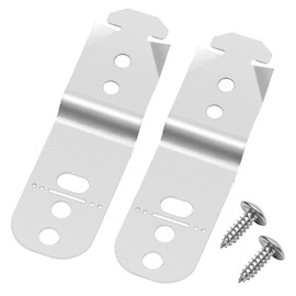 BlueStars 2-Pack 619985 Dishwasher Countertop Bracket - Compatible with Bosch Dishwashers Mounting Brackets - Replaces AP4538351, 00605007, 00628371, 605007, 619985, 628371, 00619985 - with Screws