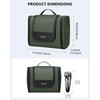 WITZMAN Toiletry Bag for Men Women Large Hanging Multi-organization Bathroom