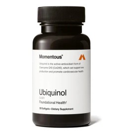 Momentous Ubiquinol Coq10 Cápsulas Veganas, 30 Porciones