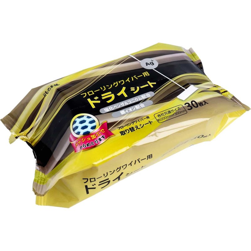 Dry Sheets for Flooring Wipers, Pack of 30
