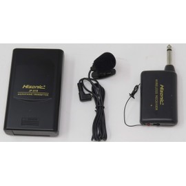 Hisonic JP919 Battery Operated VHF Single-Channel Wireless Lavalier Microphone