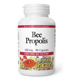 Natural Factors Propóleo De Abeja 500mg 90 Cápsulas Sfn Sin Sabor