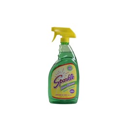 Sparkle Glass Cleaner Spray, New Green Formula, V.O.C Free, Leaves No Streaks, 33.8 FL OZ Spray Bottle (Pack of 2)