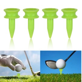 HLMYER 100 Count Small Golf Tees Plastic,Visible Bright Colors Green Tees Golf,21mm Castle Golf Tees,Reusable Castle Tees,Durable Plastic Golf Tees,Compact Winter Golf Tees,for Golf Enthusiast Gift